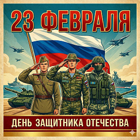 Поздравление с Днём Защитника Отечества